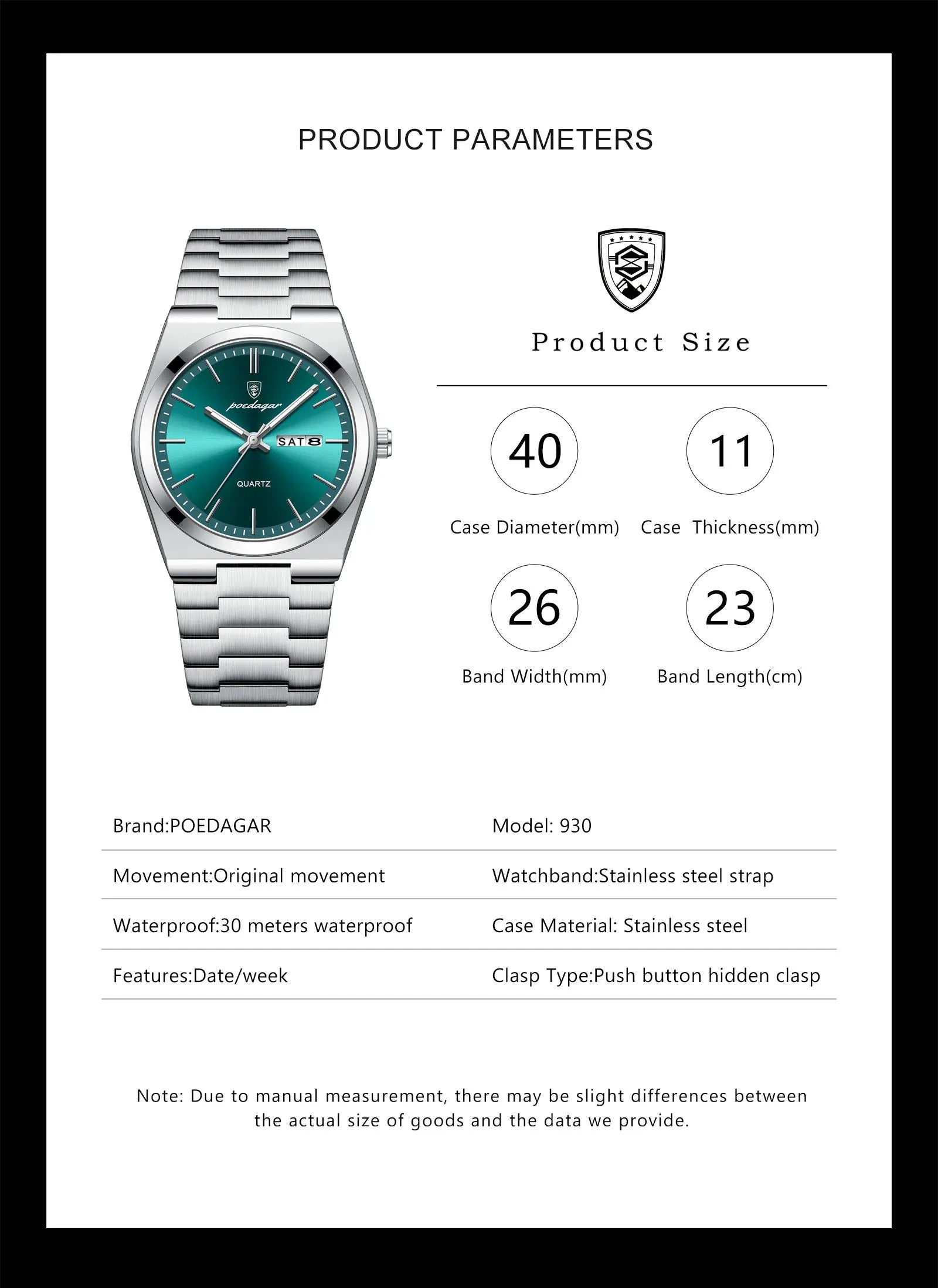 Signature Executive Watch & Bracelet Luxury Gift Set