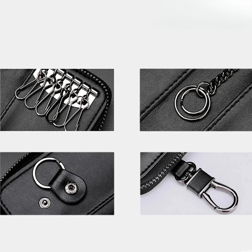 Signature Genuine Leather Key Organizer
