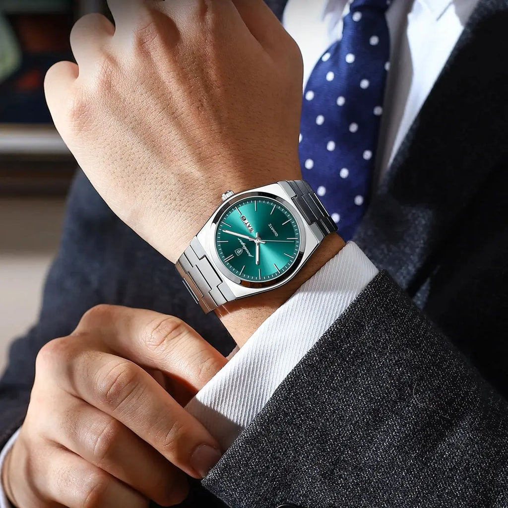 Signature Executive Watch & Bracelet Luxury Gift Set