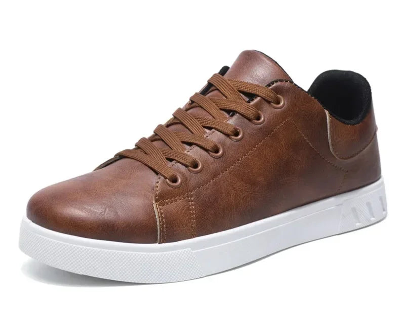 Signature Smart Casual Leather Sneakers for Men