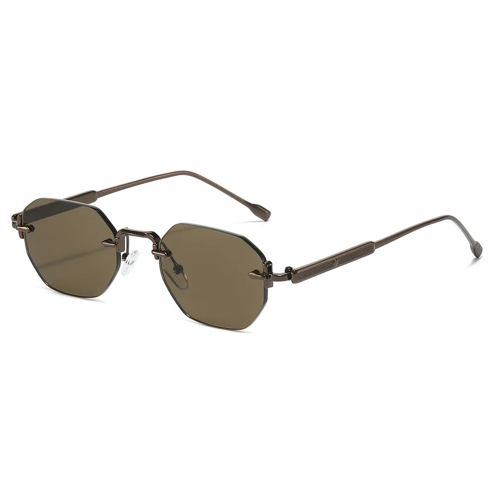 Signature Neo-Classic Rimless Sunglasses