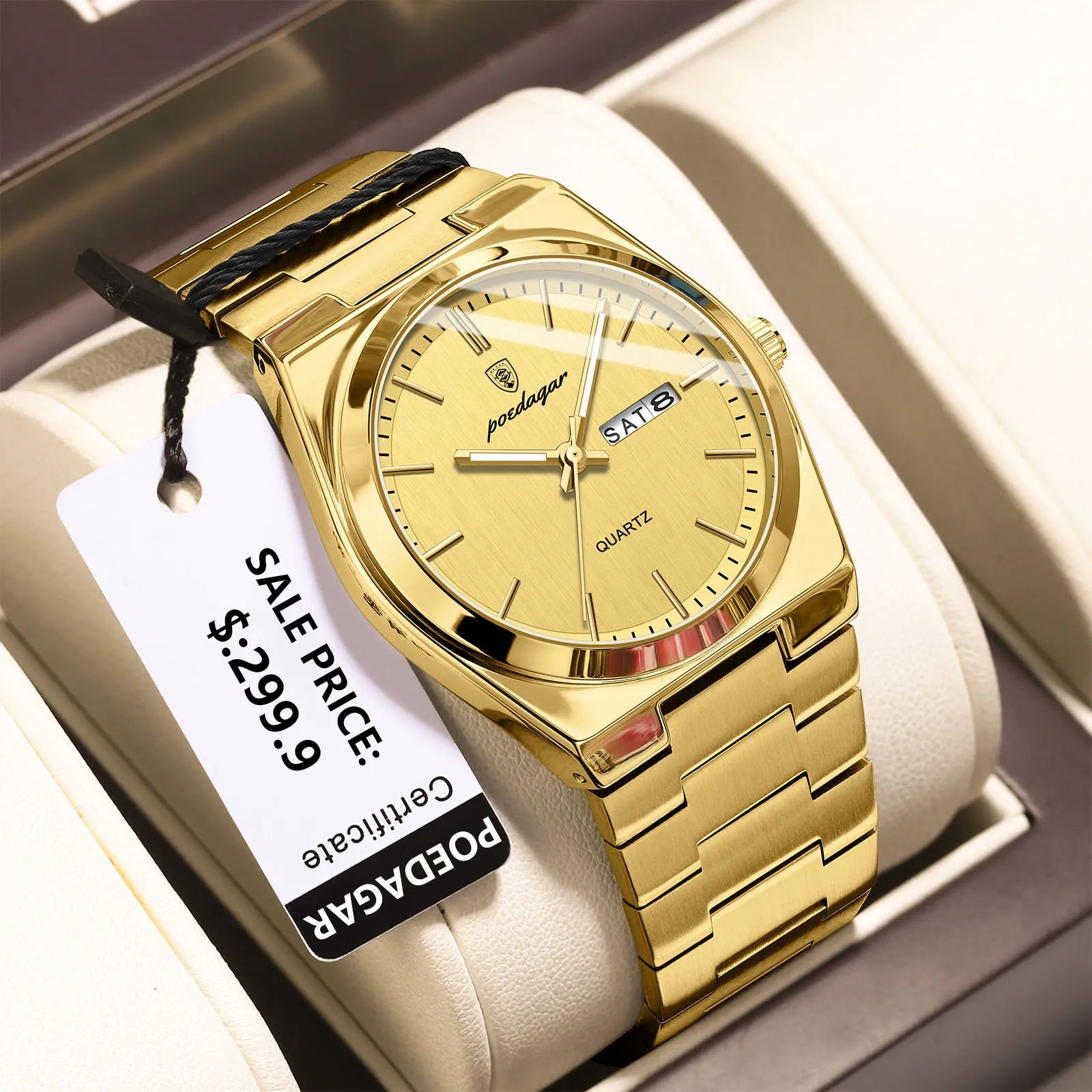 Signature Executive Watch & Bracelet Luxury Gift Set