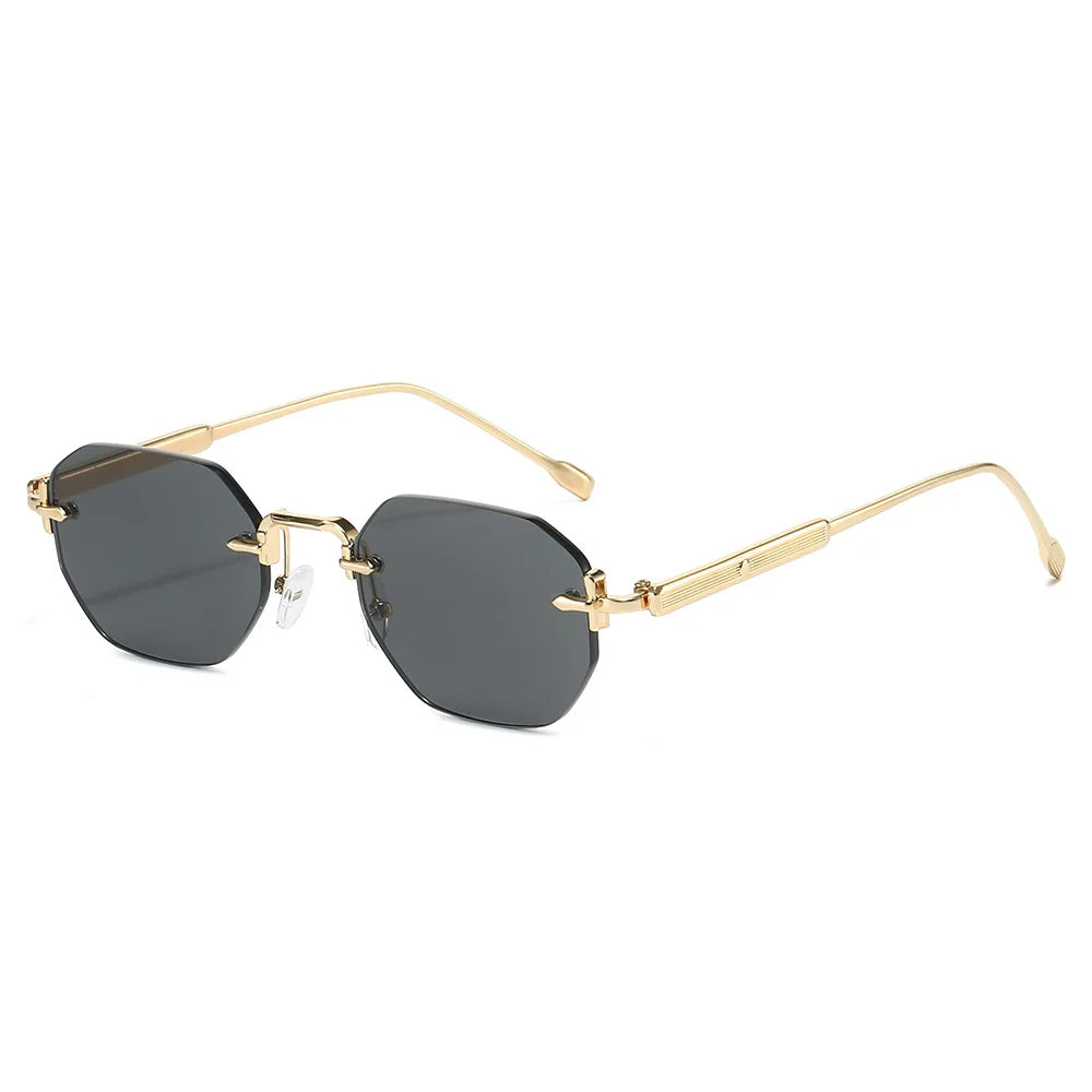 Signature Neo-Classic Rimless Sunglasses