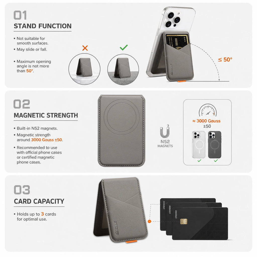 The Horizon MagSafe Stand Wallet
