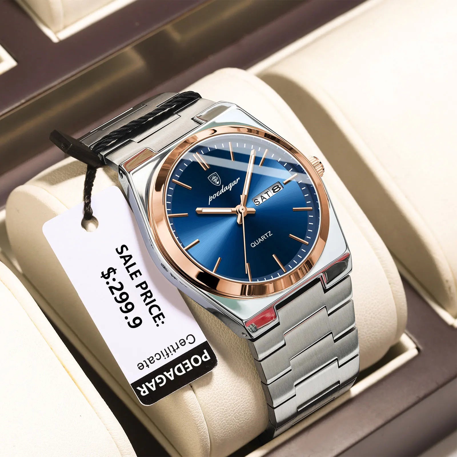 Signature Executive Watch & Bracelet Luxury Gift Set