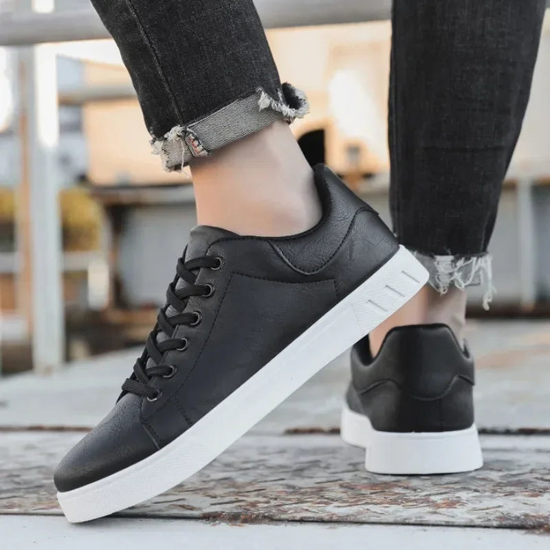 Signature Smart Casual Leather Sneakers for Men