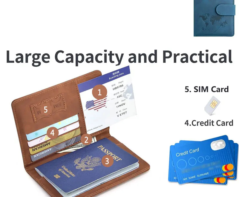 The Navigator RFID Passport Wallet