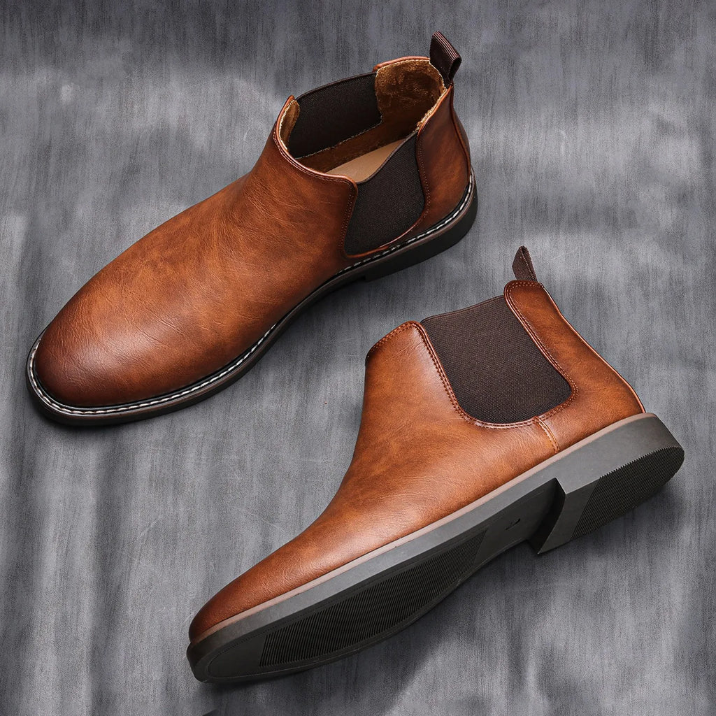 Signature Gentleman's Luxury Leather Chelsea Boots