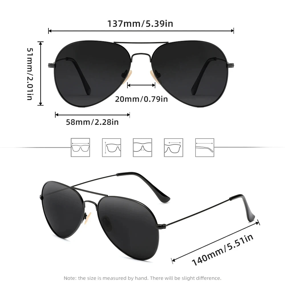 Signature Aviator Pilot Sunglasses