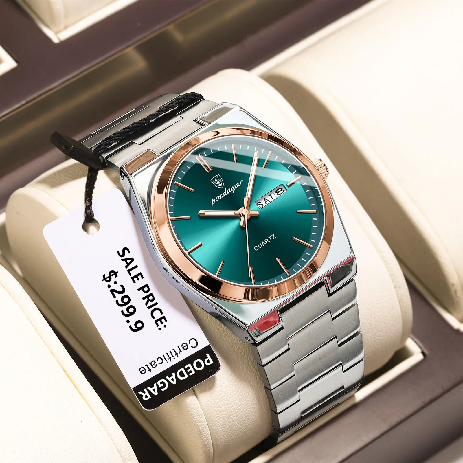 Signature Executive Watch & Bracelet Luxury Gift Set