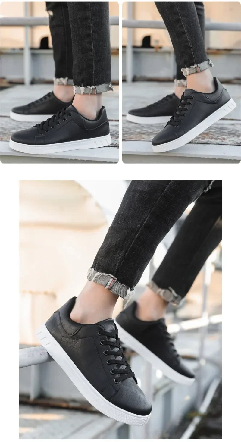 Signature Smart Casual Leather Sneakers for Men
