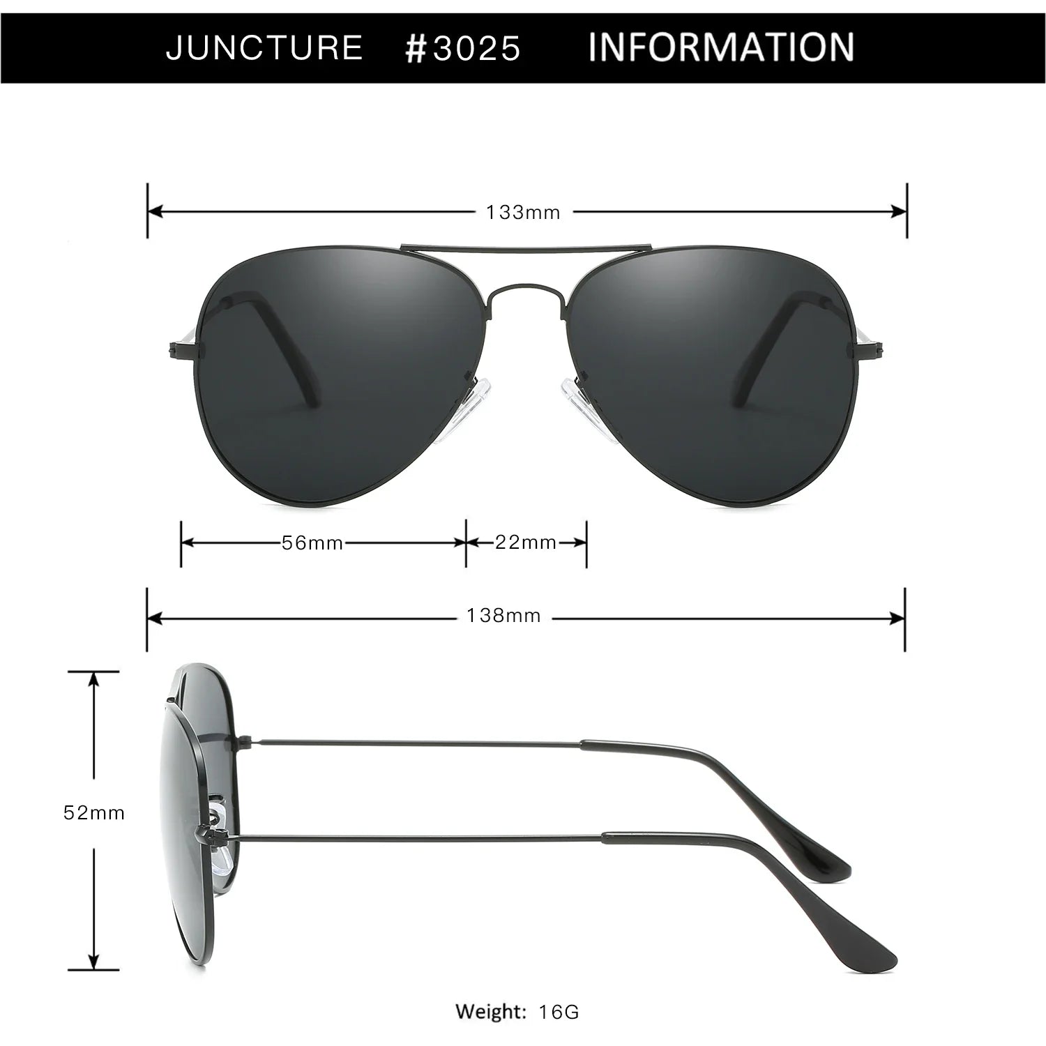 Signature Vantage Aviator Sunglasses