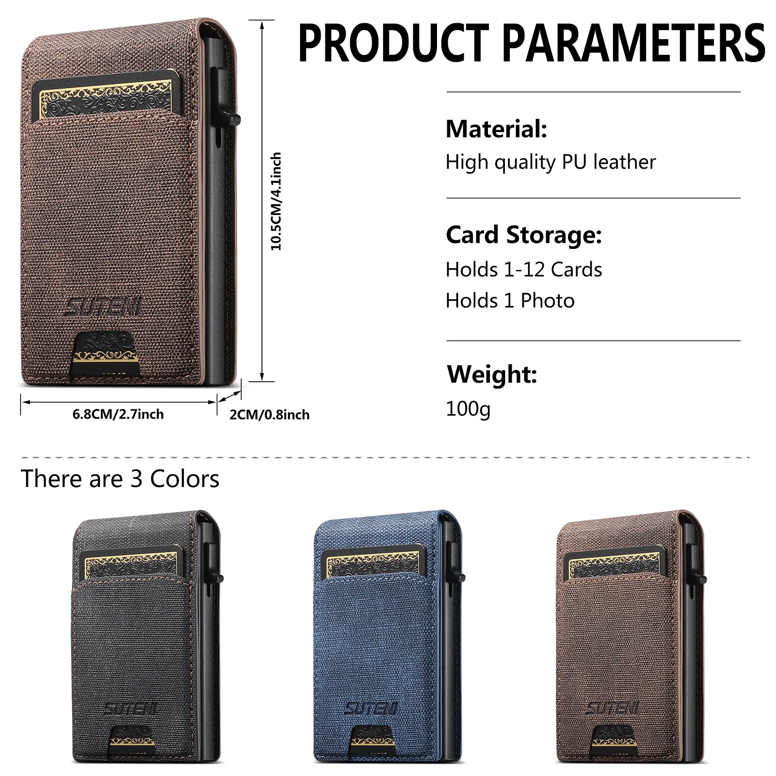 The Ascend Push-Out Leather Wallet