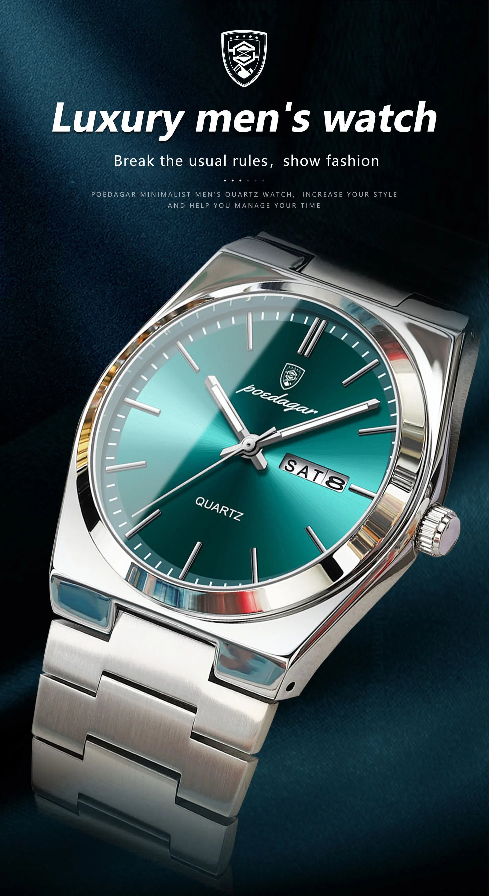 Signature Executive Watch & Bracelet Luxury Gift Set