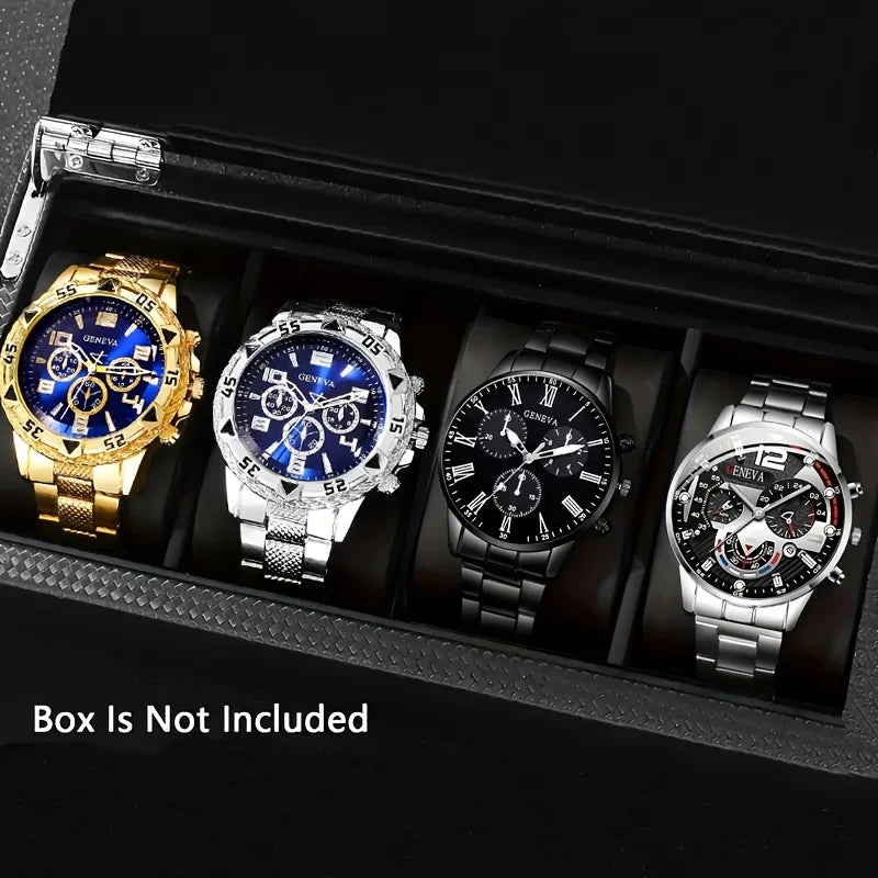 Signature Executive Watch & Bracelet Luxury Gift Set