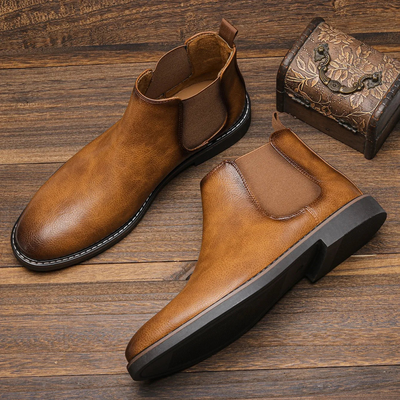 Signature Gentleman's Luxury Leather Chelsea Boots