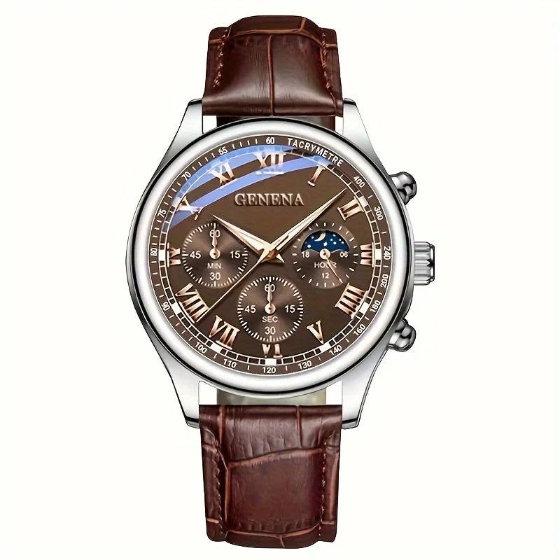Signature Heritage Leather Chronograph