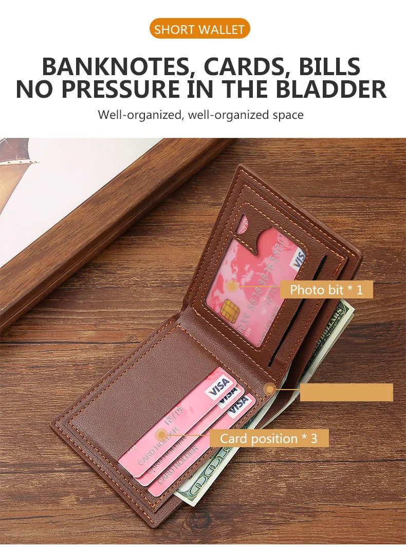 The Sovereign Leather Bi-Fold Wallet