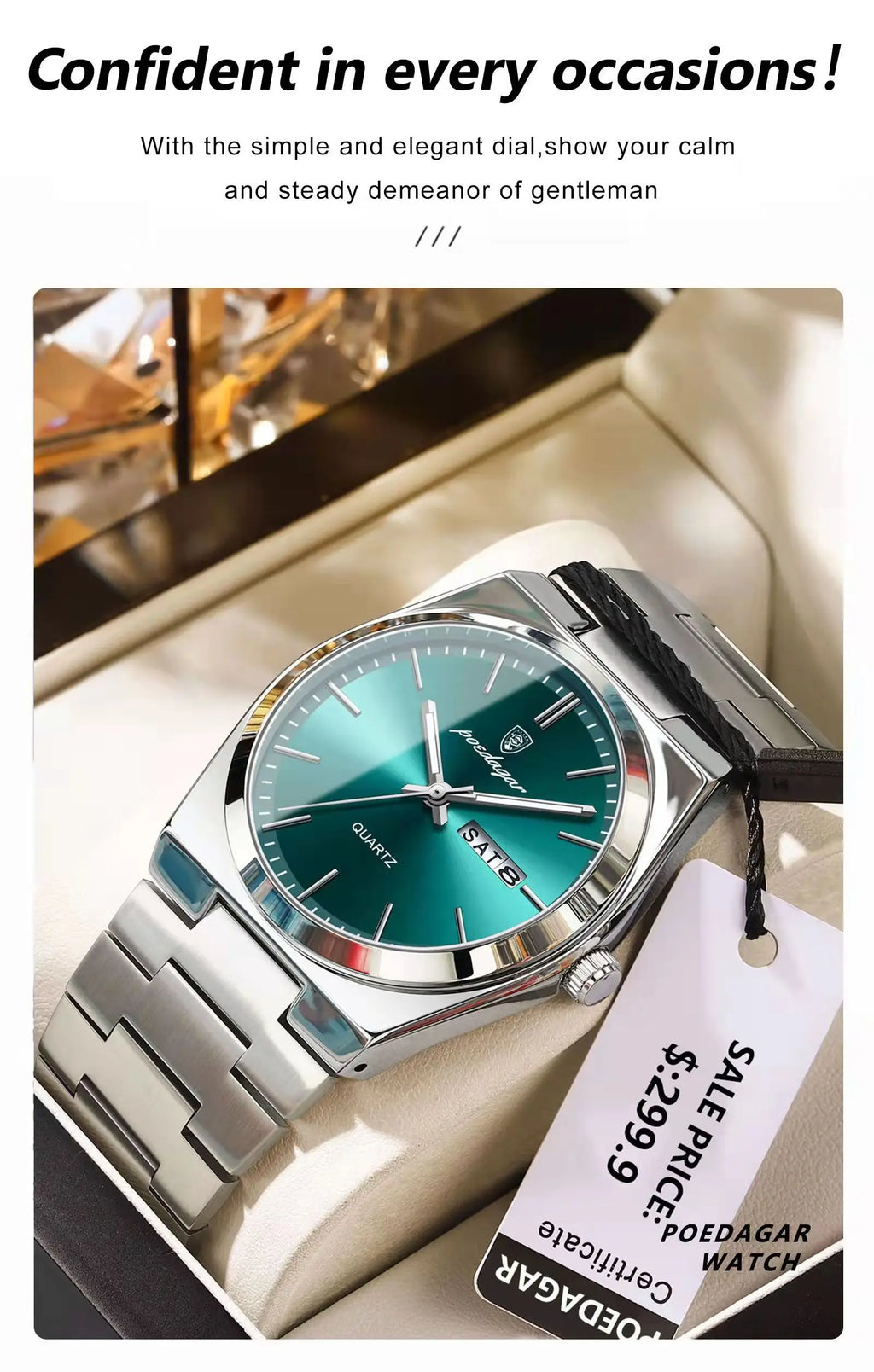 Signature Executive Watch & Bracelet Luxury Gift Set