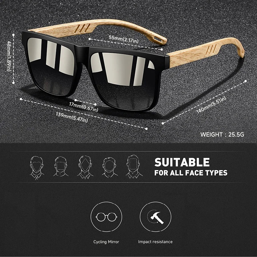 Signature Coastal Walnut Sunglasses