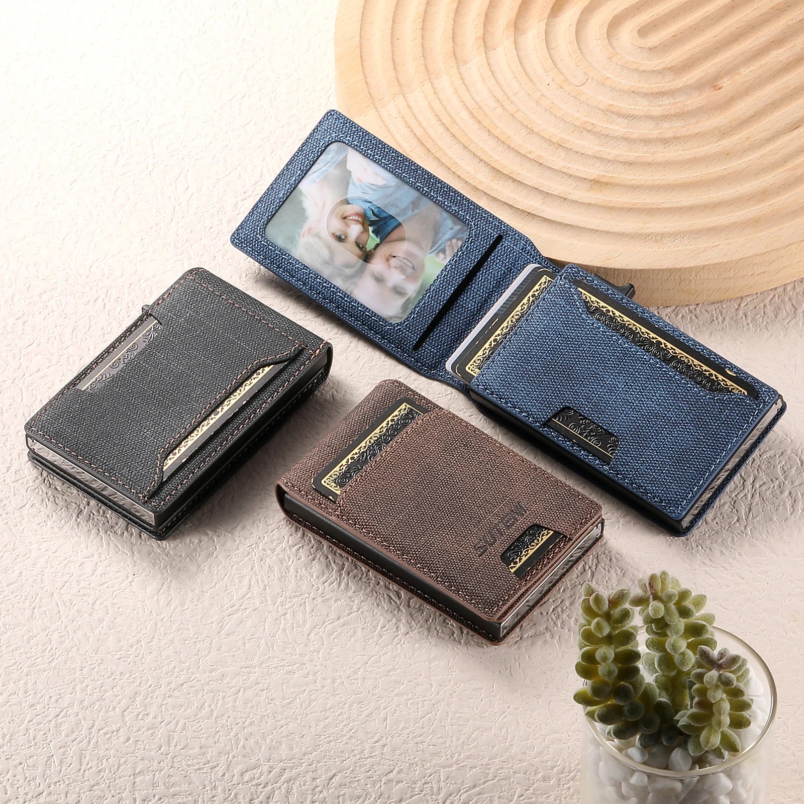 The Ascend Push-Out Leather Wallet
