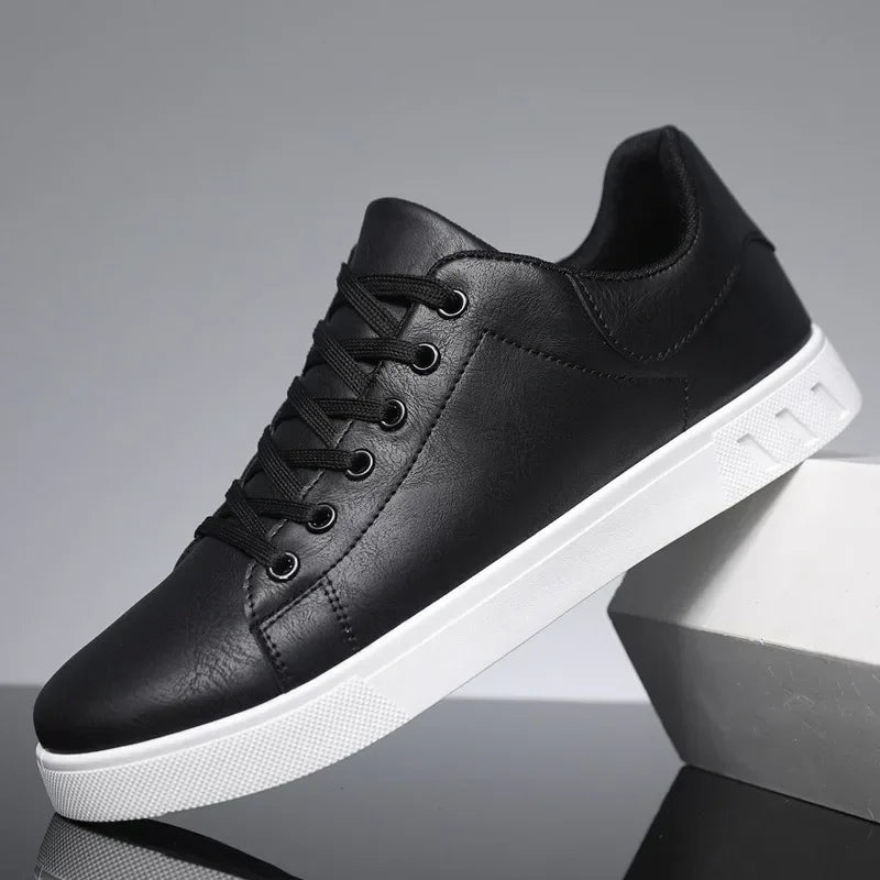 Signature Smart Casual Leather Sneakers for Men