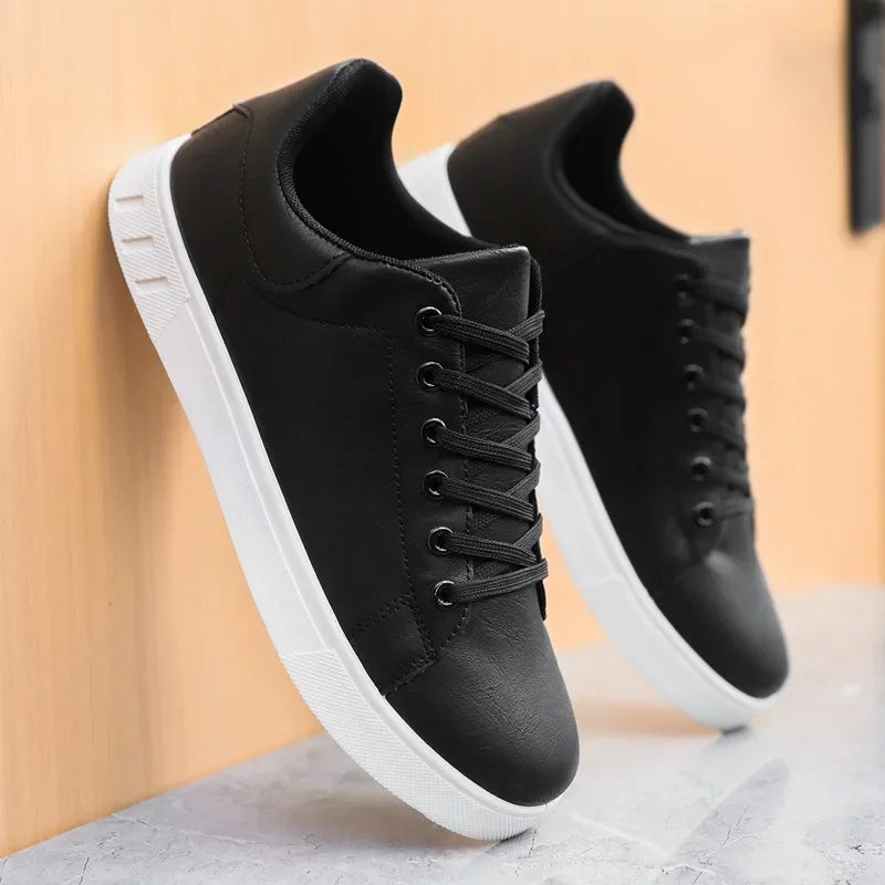 Signature Smart Casual Leather Sneakers for Men
